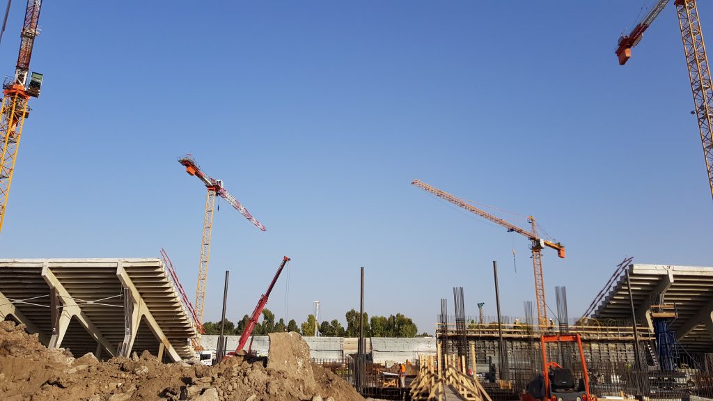 עגורנים 12-16 טון בפרויקט אצטדיון בלומפילד המחודש תל אביב-יפו - תמונה 19 | רמא