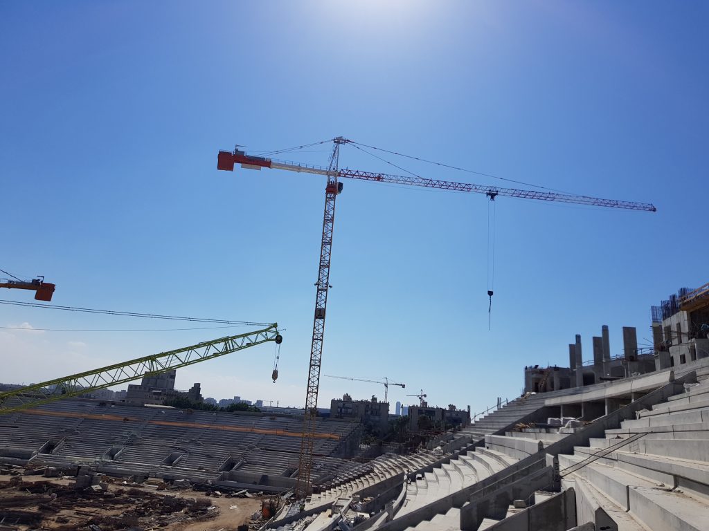 עגורנים 12-16 טון בפרויקט אצטדיון בלומפילד המחודש תל אביב-יפו - תמונה 34 | רמא