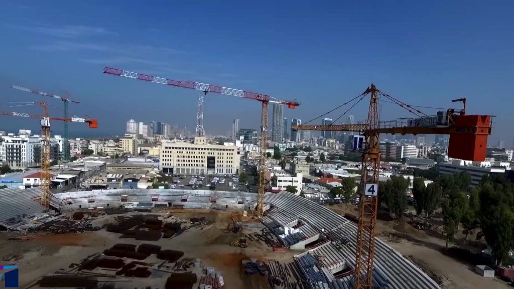עגורני 16 טון בפרויקט אצטדיון אשדוד – קן התור - תמונה 2 | רמא