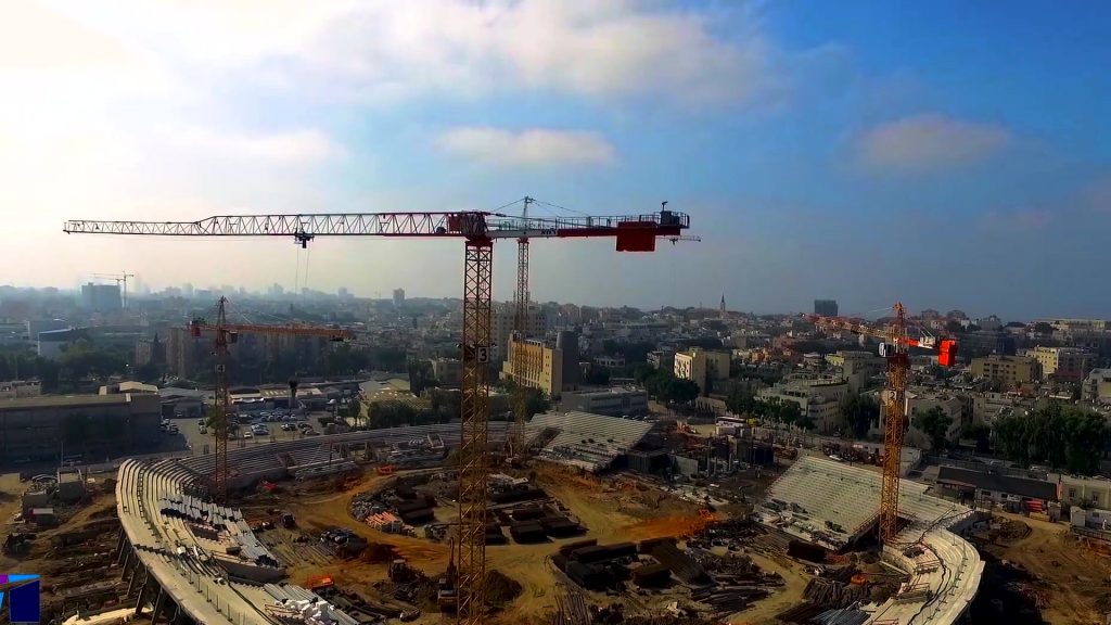 עגורני 16 טון בפרויקט אצטדיון אשדוד – קן התור - תמונה 4 | רמא