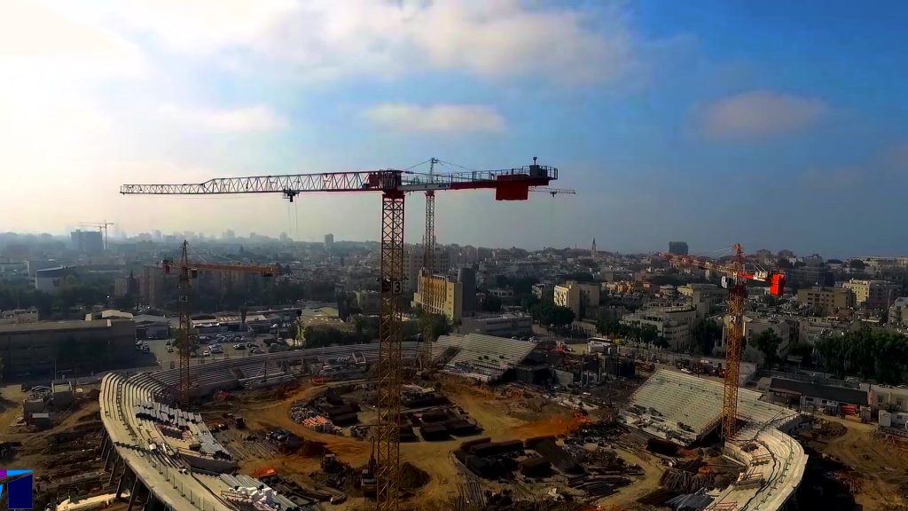 עגורני 16 טון בפרויקט אצטדיון אשדוד – קן התור - תמונה 3 | רמא